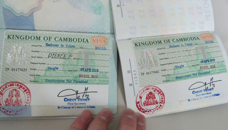 Applying Cambodia Visa For Mexican And Dutch Citizens: