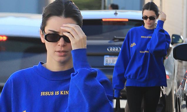 Jesus Is King Kanye West Navy Fleece Hoodie Takes Fashion by Storm