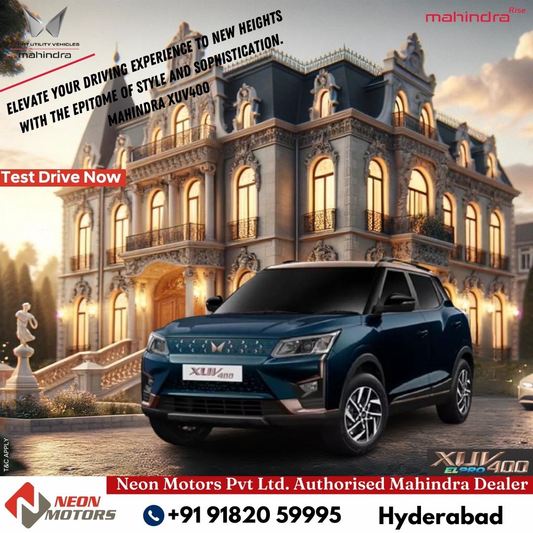 Mahindra car showroom in Hyderabad