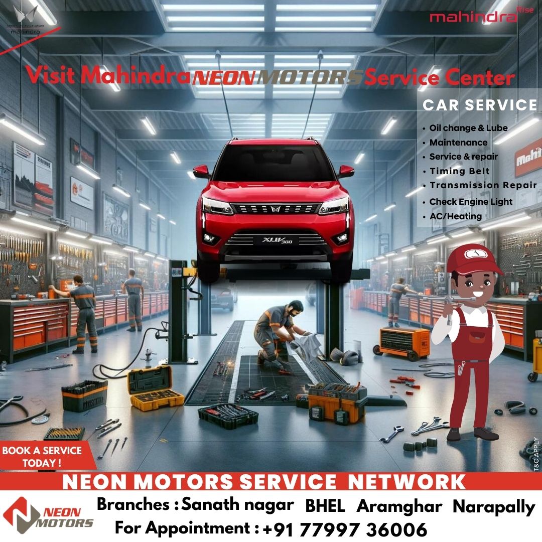 Mahindra car service center in Hyderabad