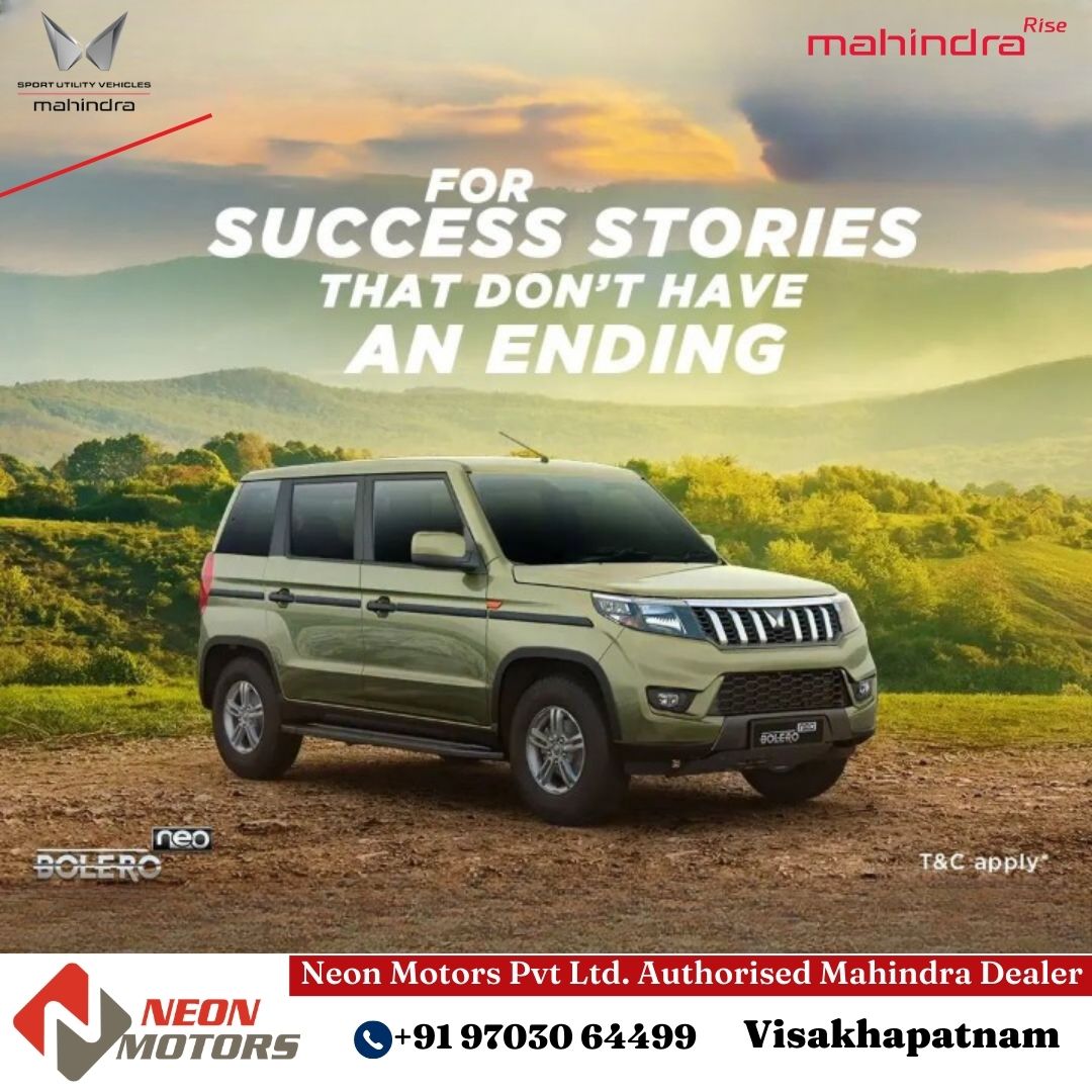 Mahindra car showroom in Visakhapatnam