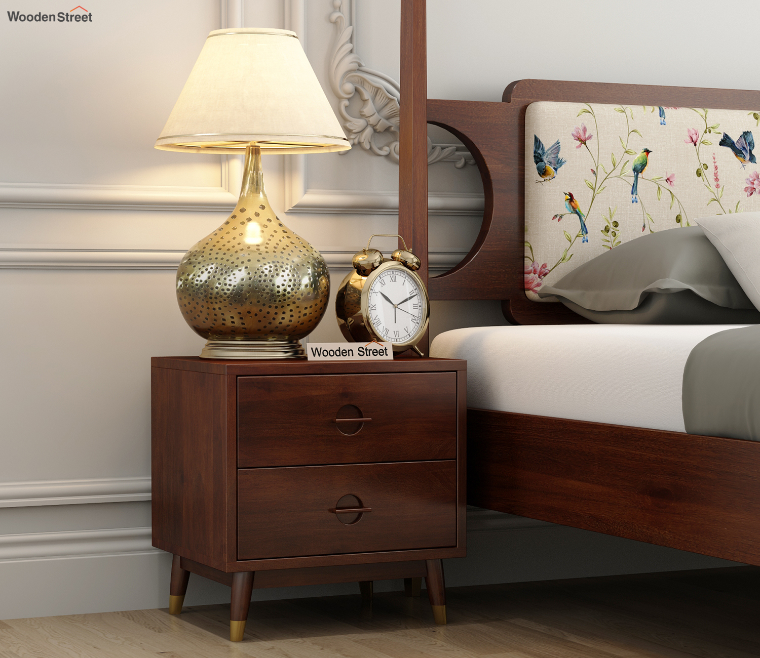 bedside table wooden street