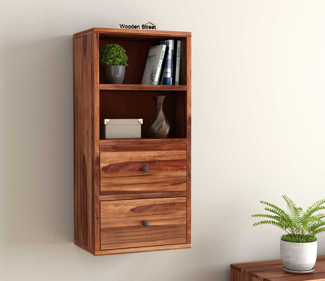 wall shelves wooden street