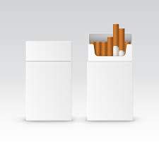 blank cigarette boxes