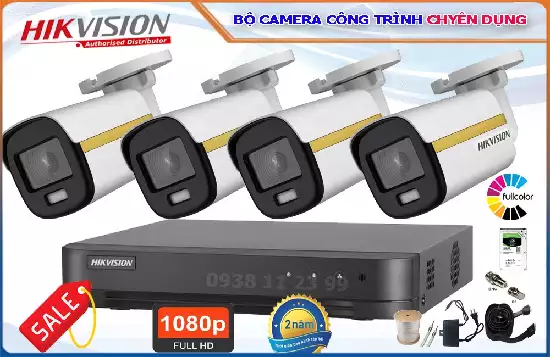 bộ camera an ninh công trình chuyên dụng 