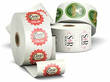 Custom Die Cut Roll Labels for Creative Label Shapes