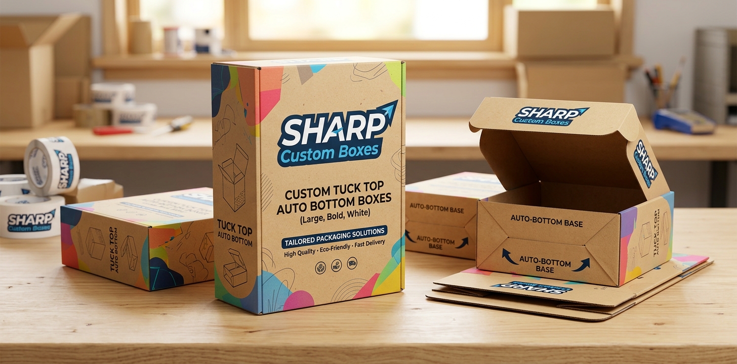 Custom Tuck Top Auto Bottom Boxes