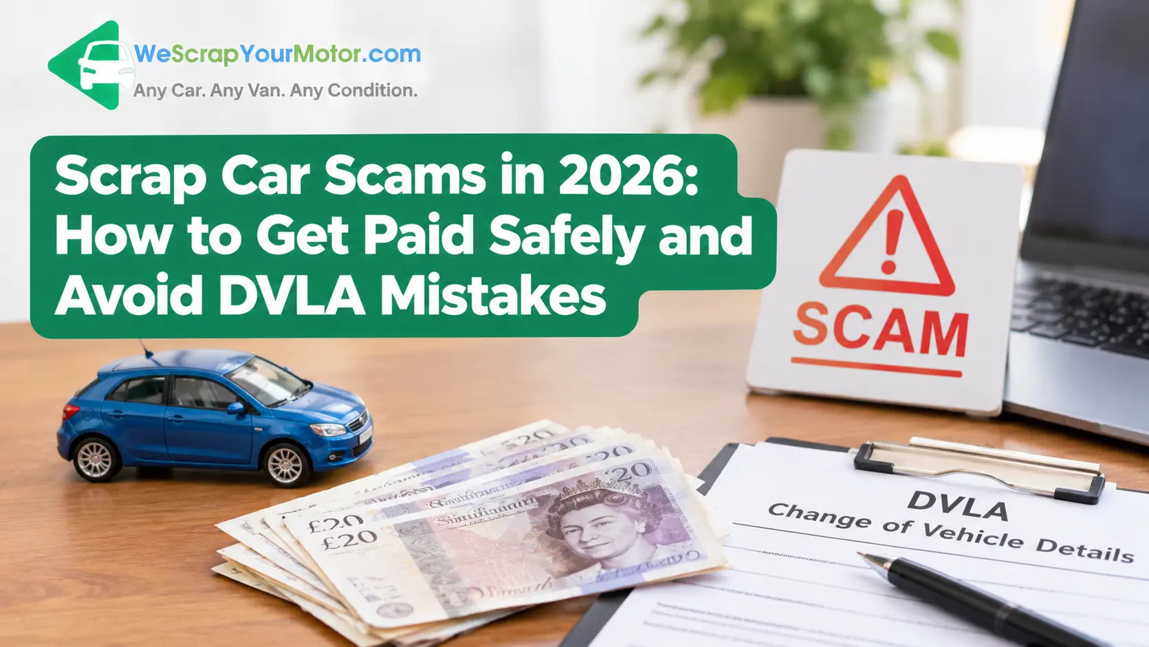 Scrap Car Scams in 2026: How to Get Paid Safely and Avoid DVLA Mistakes